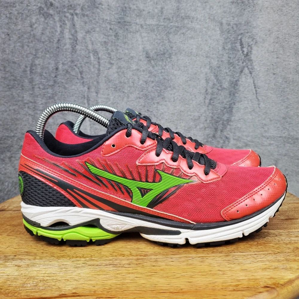 Mizuno Wave Rider 16 Running Shoes Women's Size 9.5 Red Athletic Sneakers